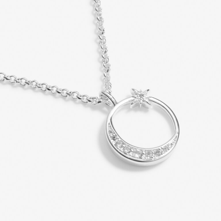 Joma Jewellery Moon Silver Necklace