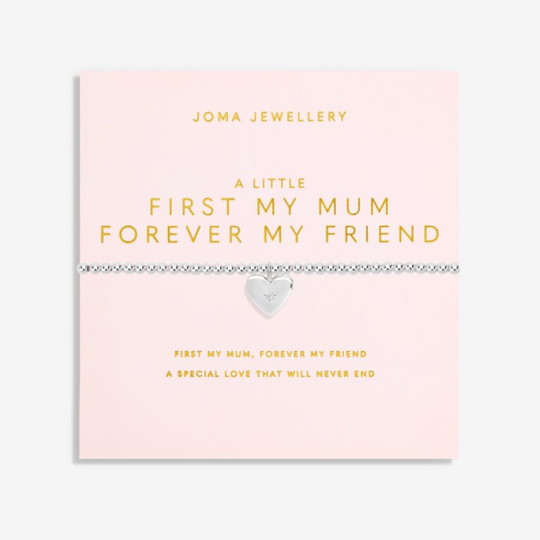 Joma Jewellery Mother's Day A Little First My Mum Forever My Friend Silver Plated Bracelet