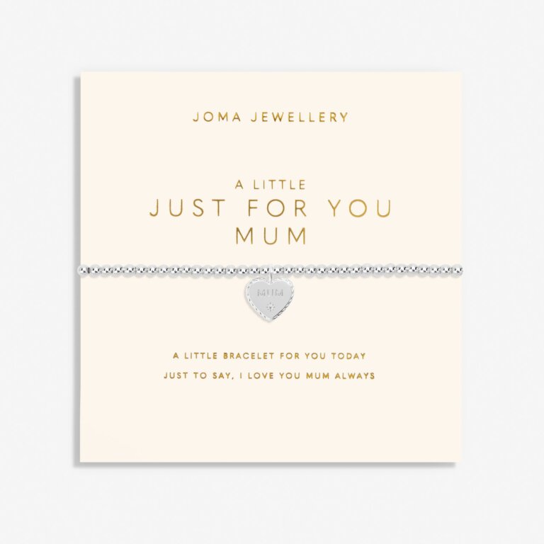 Joma Jewellery Mother's Day A Little Just For You Mum Silver Plated Bracelet