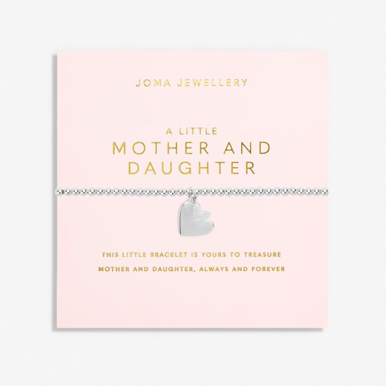 Joma Jewellery Mother's Day A Little Mother And Daughter Silver Plated Bracelet