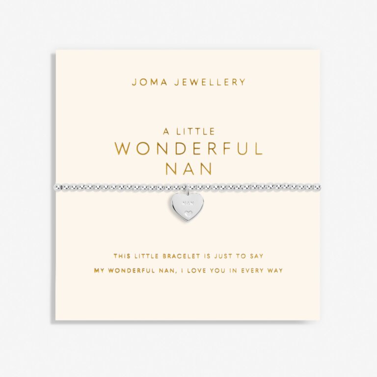 Joma Jewellery Mother's Day Grandparent A Little Wonderful Nan Silver Plated Bracelet