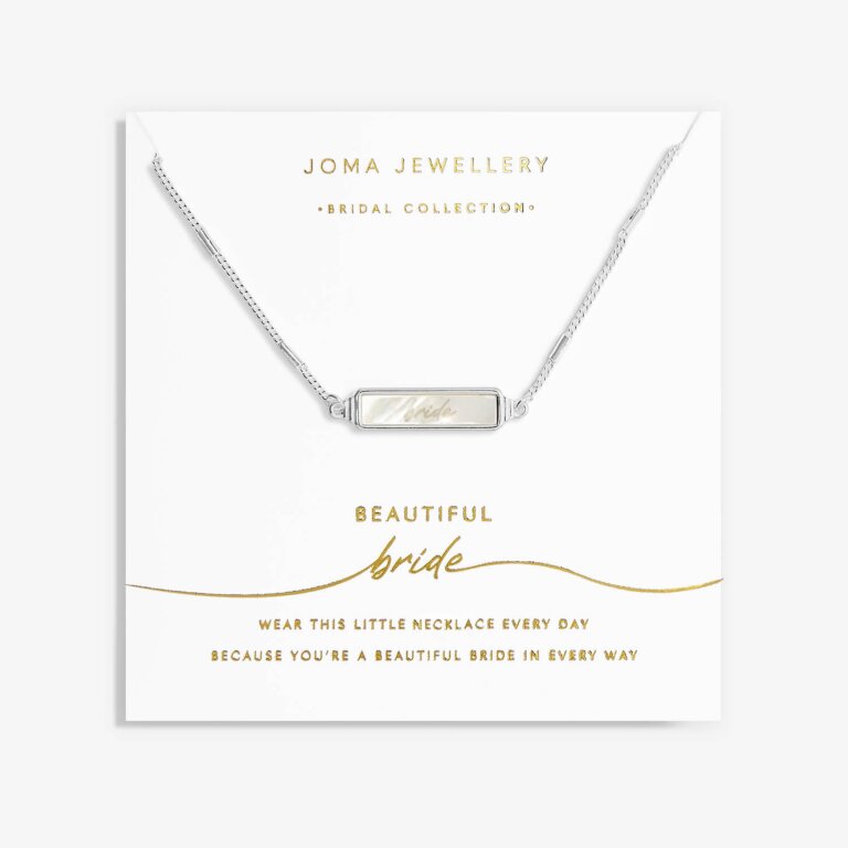Joma Jewellery My Moments, Bridal Beautiful Bride Silver Necklace