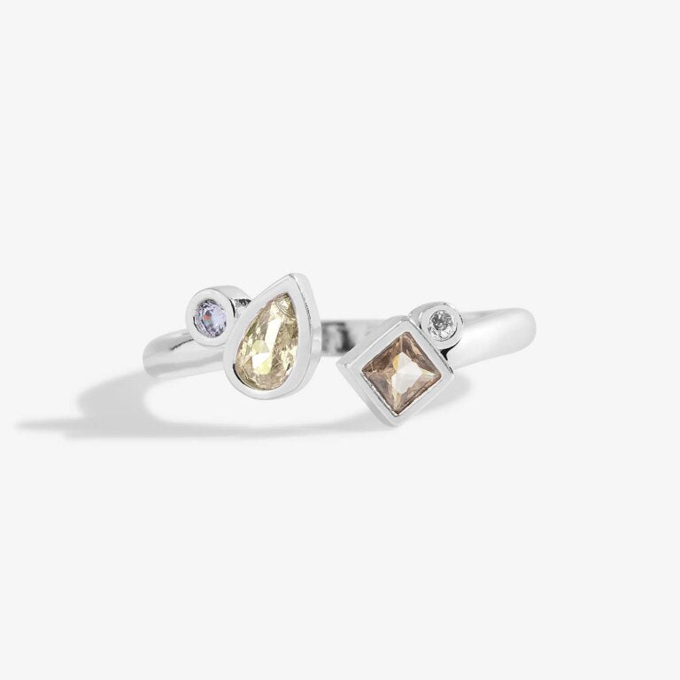 Joma Jewellery Radiant Treasures Gems Ring Silver Ring