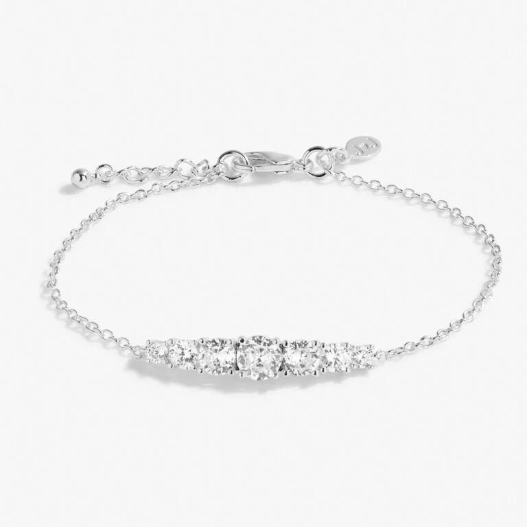 Joma Jewellery Sienna Sparkle Graduating Crystal Bracelet