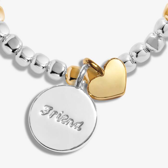 Joma Jewellery So Loved Friend Silver & Gold Plated Bracelet