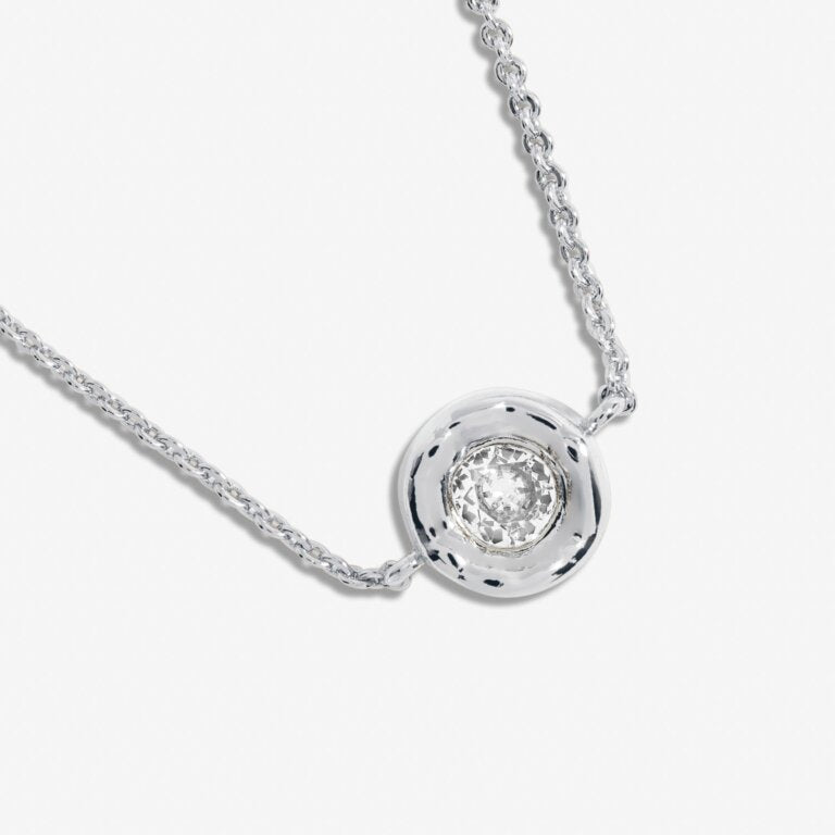 Joma Jewellery Solaria Cz Silver Plated Necklace