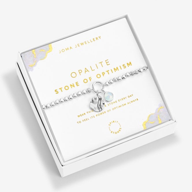 Joma Jewellery Spirit Stones Opalite Silver Bracelet