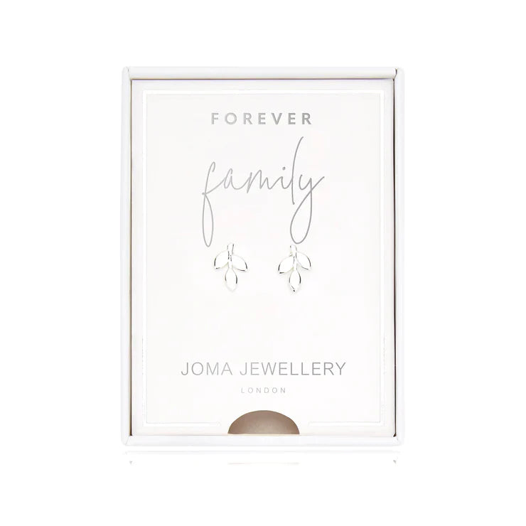 Joma Jewellery Treasure The Little Things Earring Box Forever Family Silver