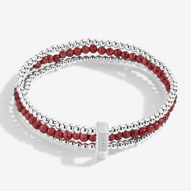 Joma Jewellery Wellness Stones Garnet Bracelet