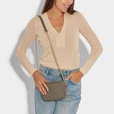 Katie Loxton Amalfi Canvas Millie Crossbody Bag Khaki