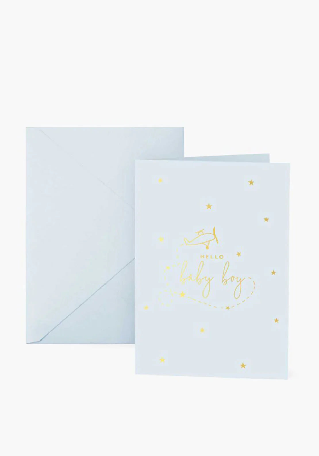 Katie Loxton Baby Greetings Card Hello Little Boy A6