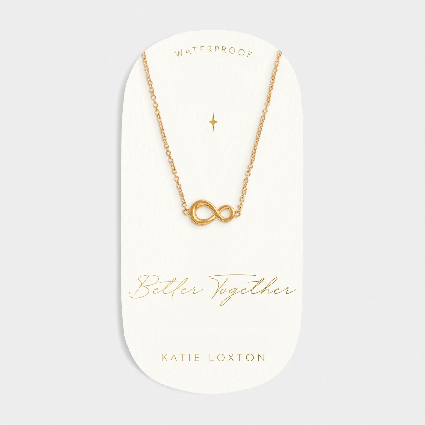 Katie Loxton Better Together Charm Necklace Gold Coated