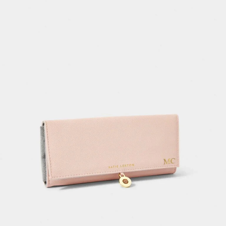 Katie Loxton Birthstone Jewellery Roll July Nude Pink