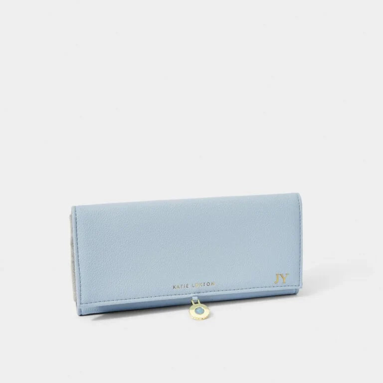 Katie Loxton Birthstone Jewellery Roll March Blue