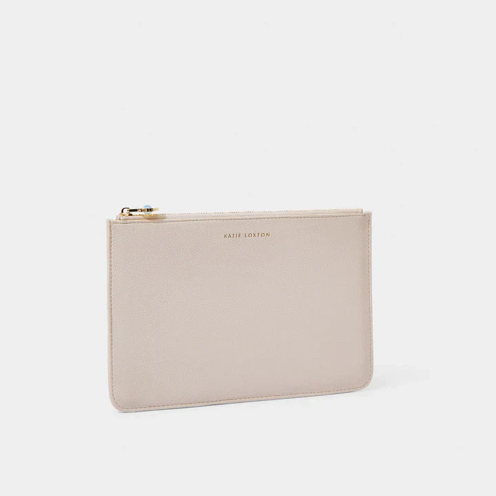 Katie Loxton Birthstone Pouch June Warm Grey