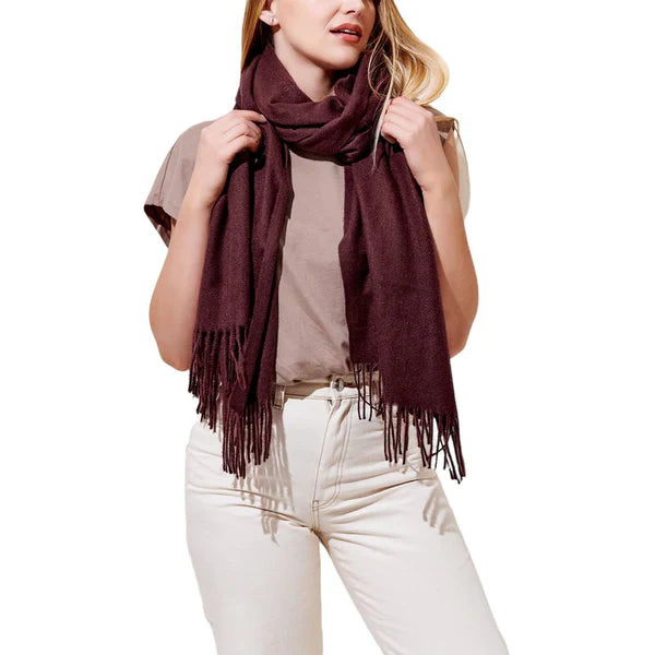 Katie Loxton Blanket Scarf Plum