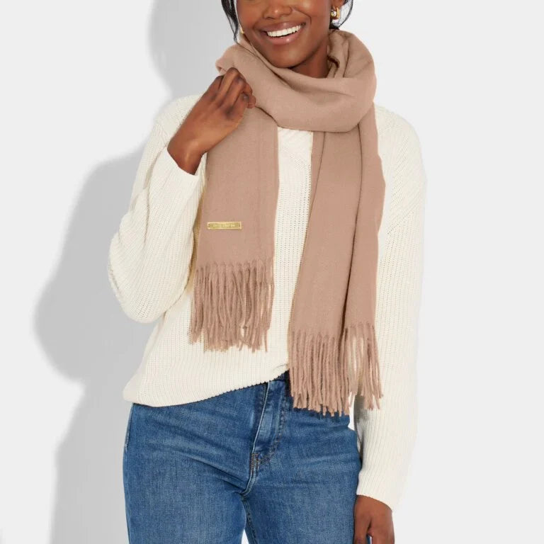 Katie Loxton Blanket Scarf Soft Tan