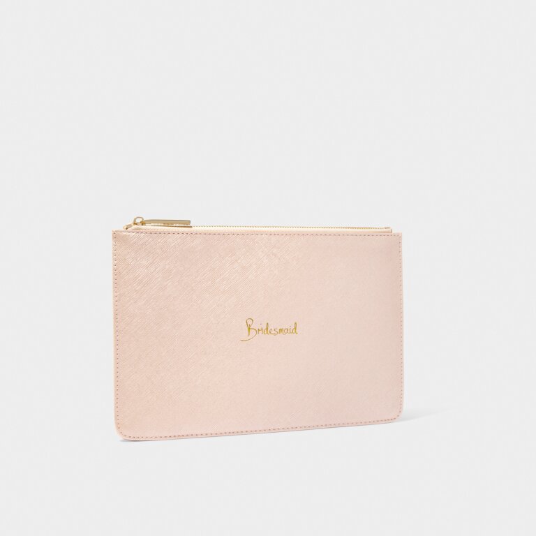 Katie Loxton Bridal Perfect Pouch Bridesmaid Rose Gold