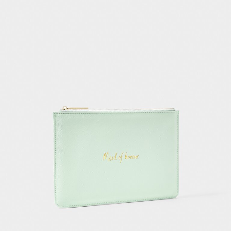 Katie Loxton Bridal Perfect Pouch Maid Of Honour Sage Green