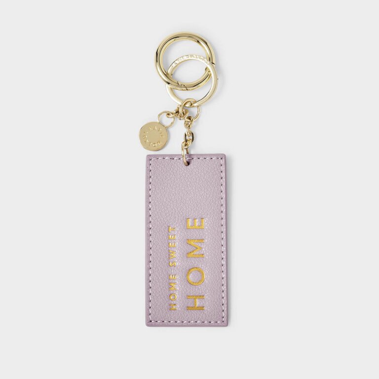 Katie Loxton Chain Keyring Home Sweet Home Lilac