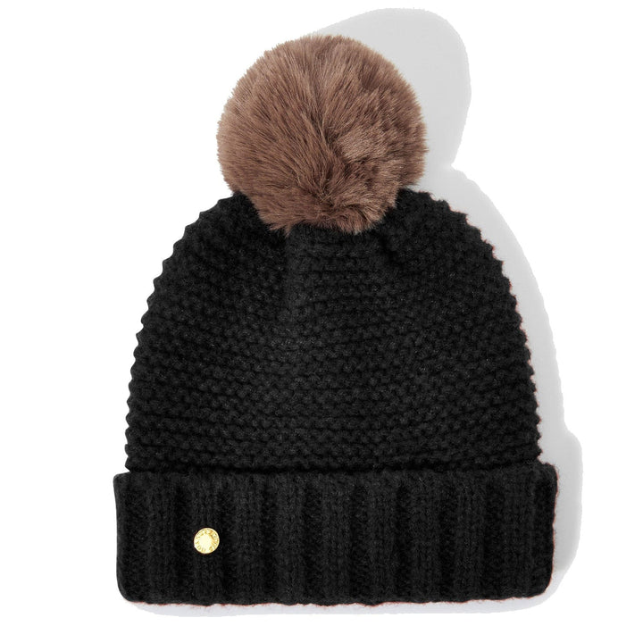 Katie Loxton Chunky Knitted Hat Black