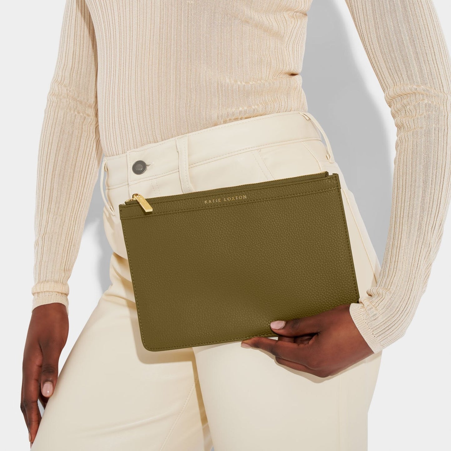 Katie Loxton Cleo Pouch Warm Khaki