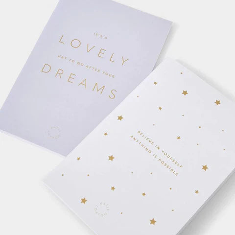 Katie Loxton Duo Pack Notebooks Stars