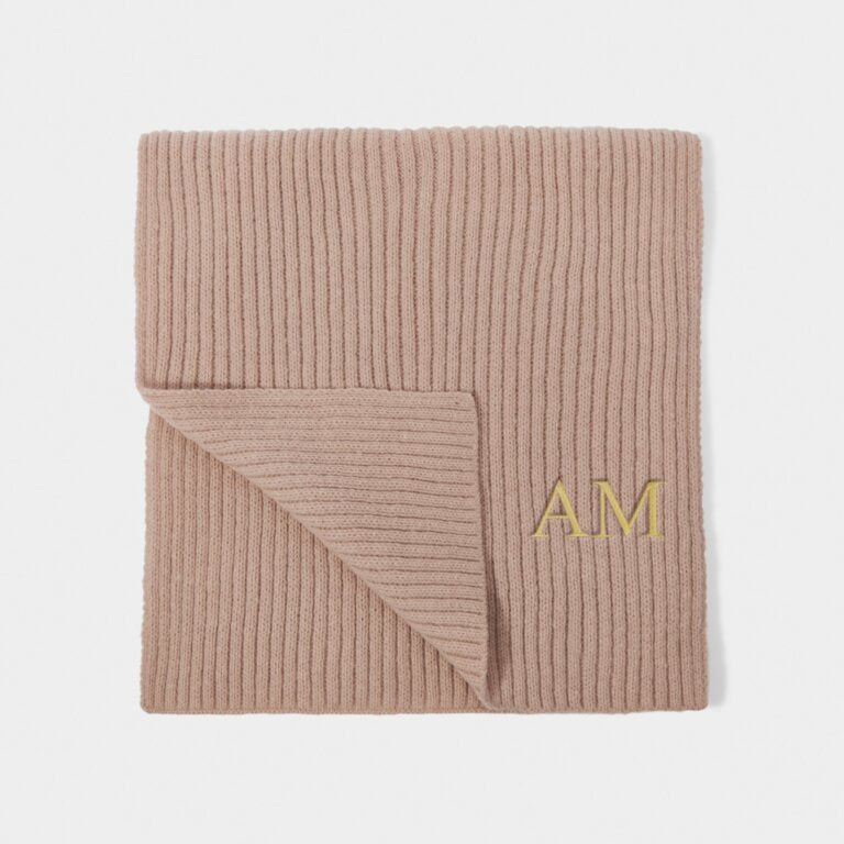 Katie Loxton Knitted Scarf Soft Tan