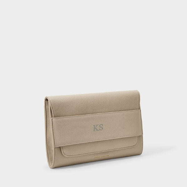 Katie Loxton Lila Clutch Light Taupe