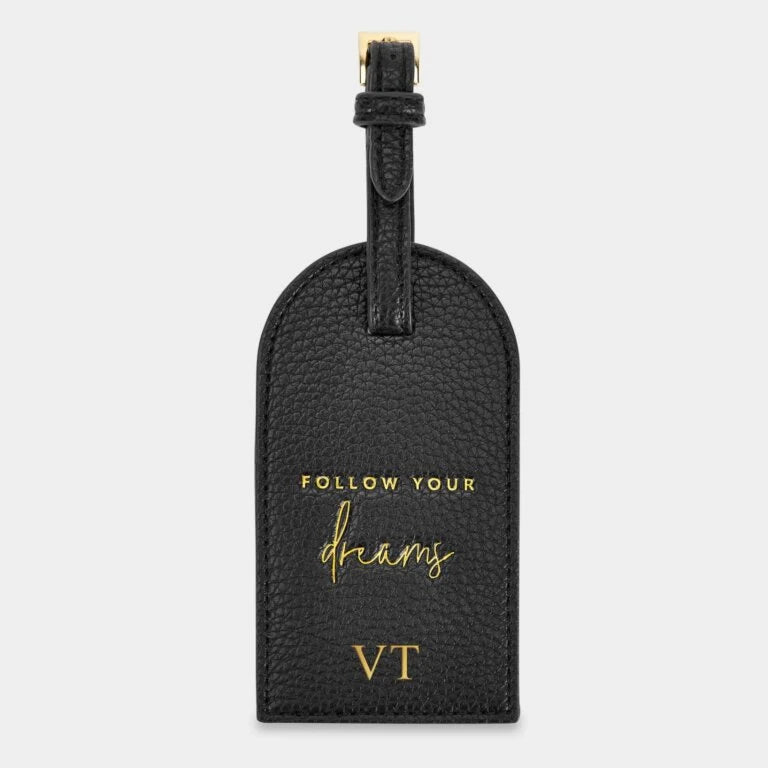 Katie Loxton Luggage Tag Follow Your Dreams