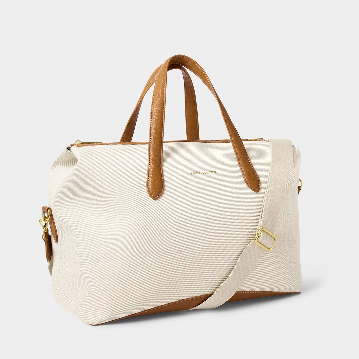 Katie Loxton Milan Cabin Bag Canvas Cognac
