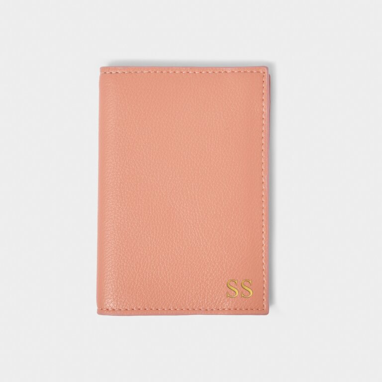 Katie Loxton Passport Cover Dusty Coral