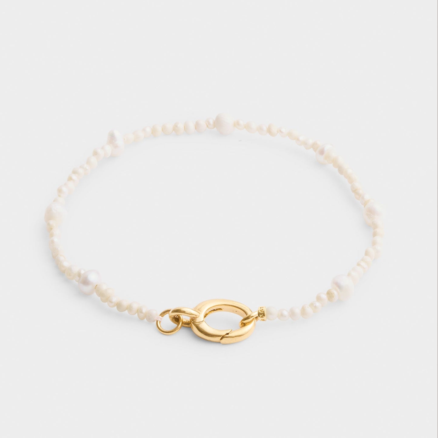 Katie Loxton Pearl Glow Bracelet Pearl And Gold Coated