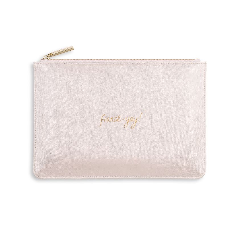 Katie Loxton Perfect Pouch Fiance Yay Pearlescent White