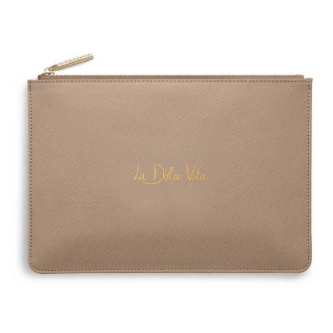 Katie Loxton Perfect Pouch La Dolce Vita Caramel
