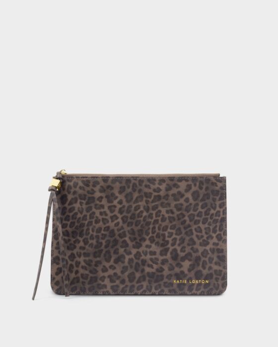 Katie Loxton Tassel Charm Pouch Leopard