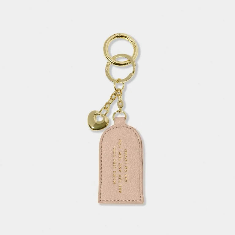 Katie Loxton Keepsake Charm Keyring Mum Nude Pink