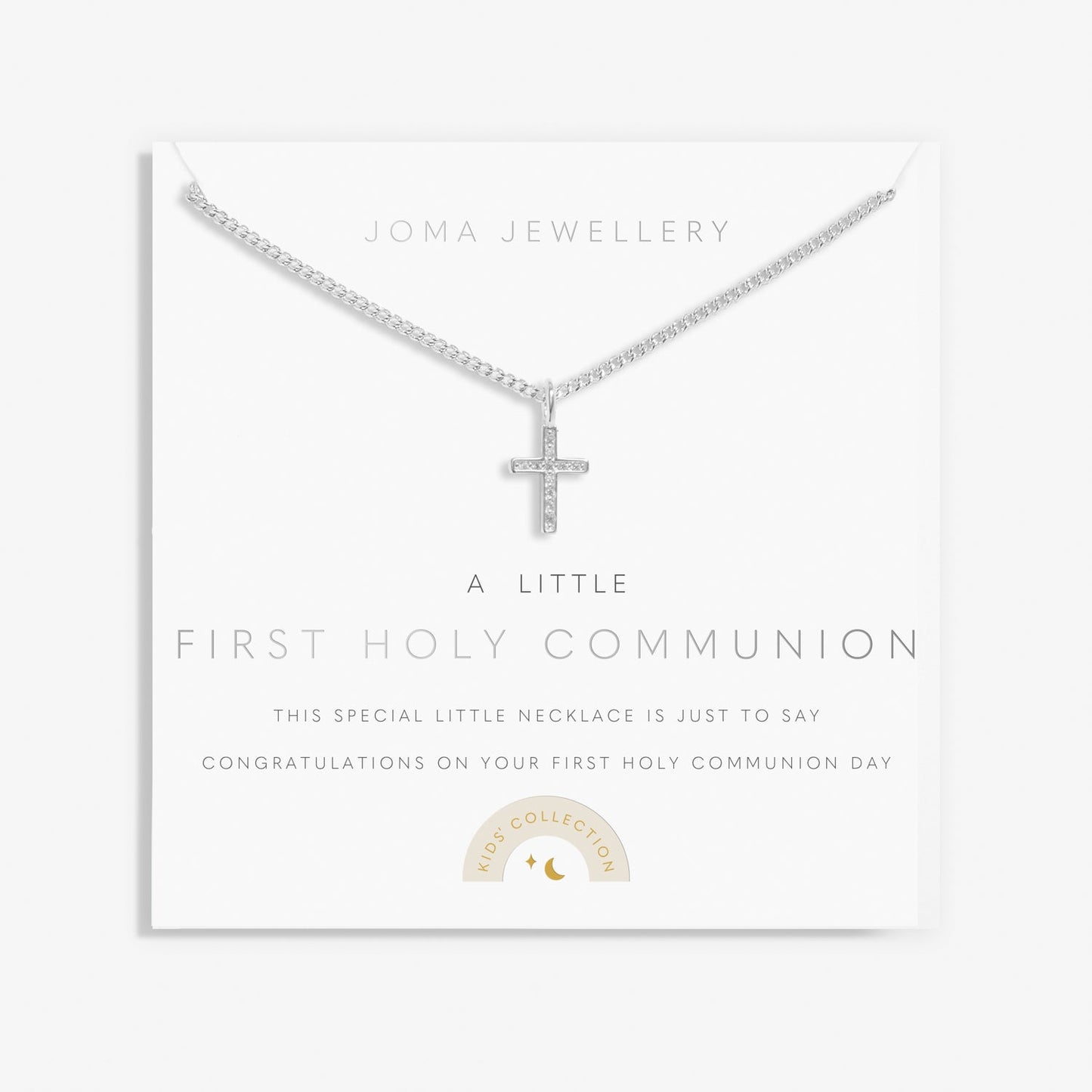 Kids' A Little First Holy Communion Silver Plated Necklace