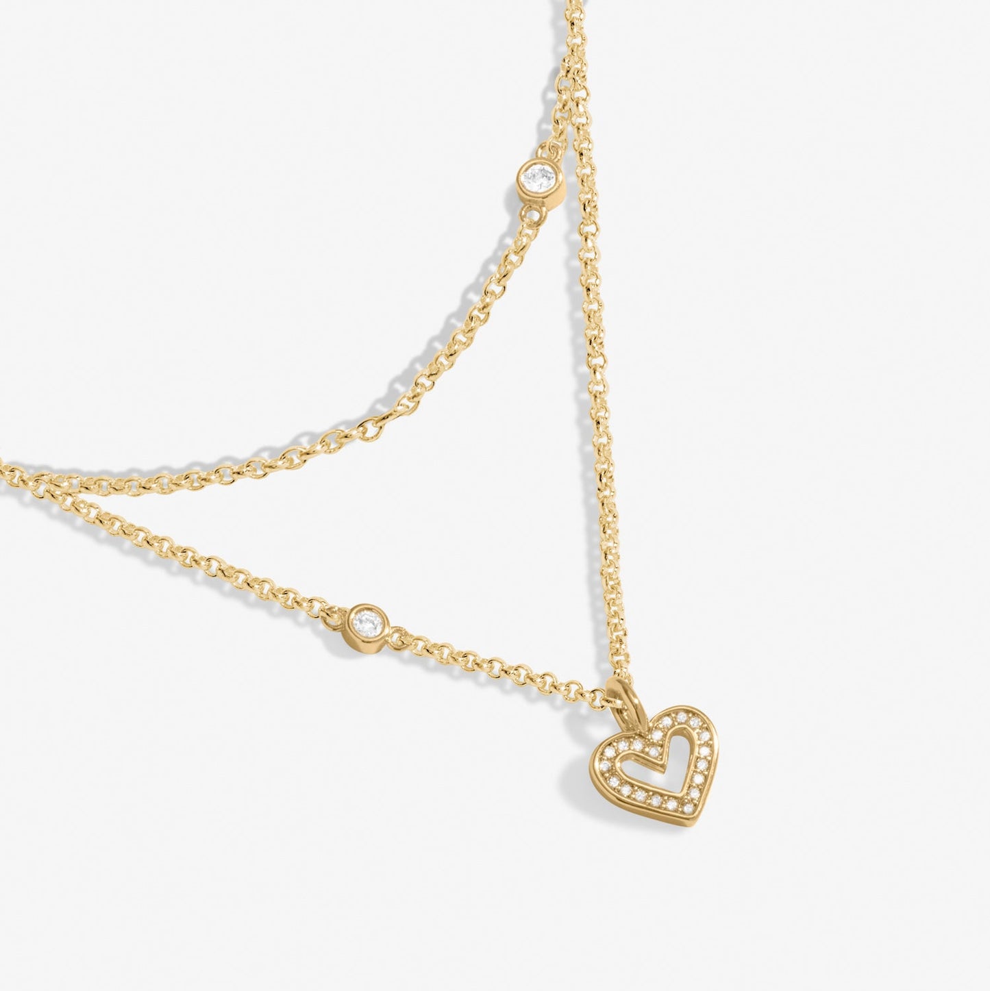 Lumia Heart Gold Plated Necklace