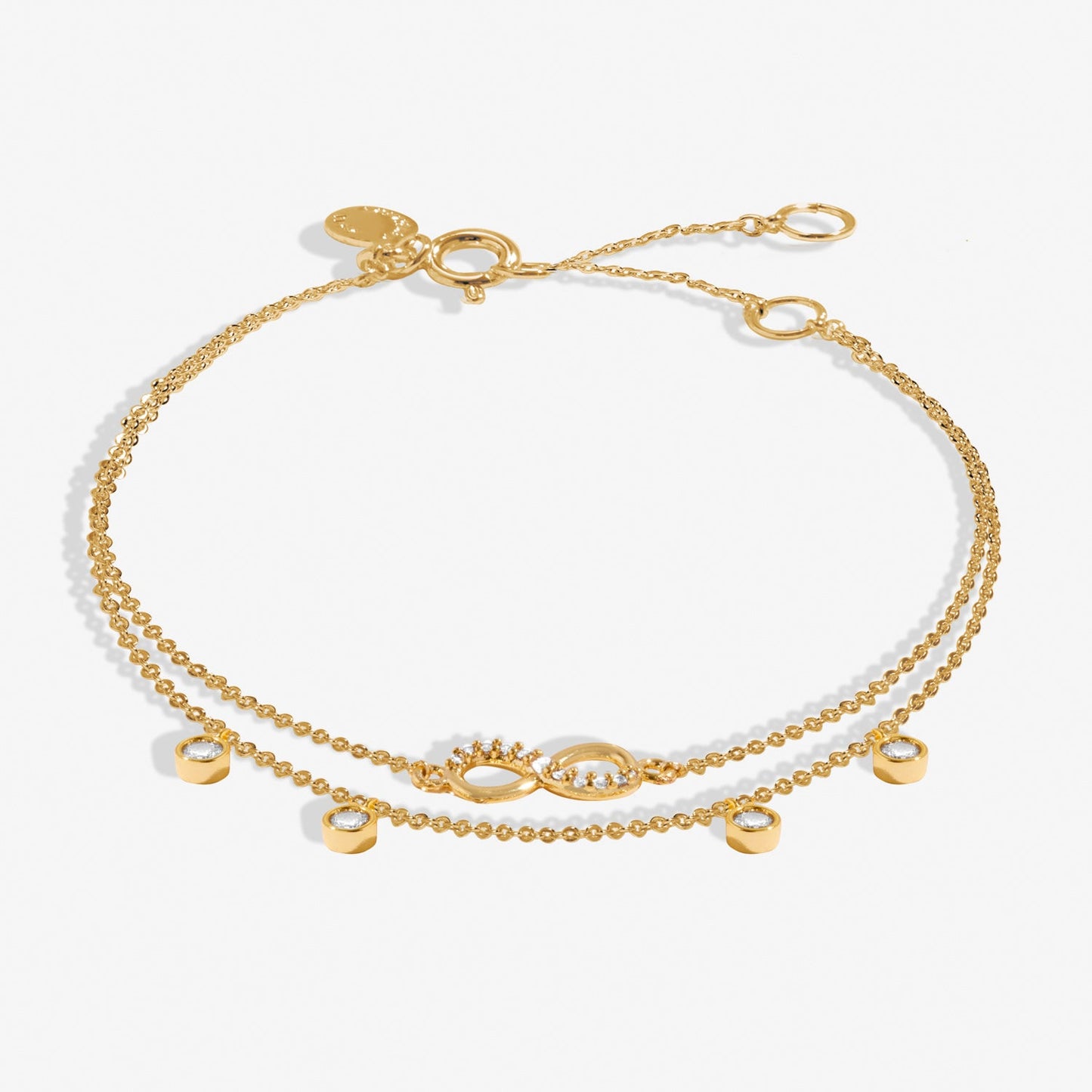 Lumia Infinity Gold Plated Bracelet