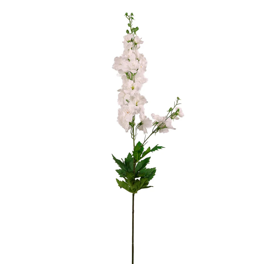 Real Touch Delphinium Larkspur Stem Ivory
