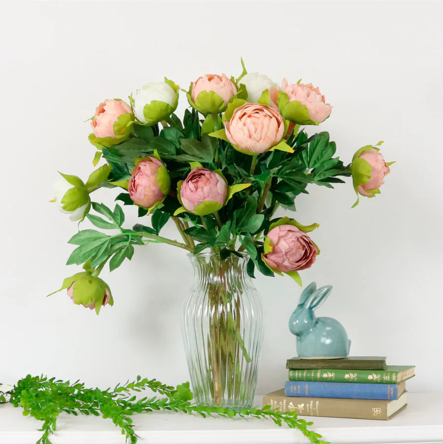 Silk Camila Peony Antique Blush