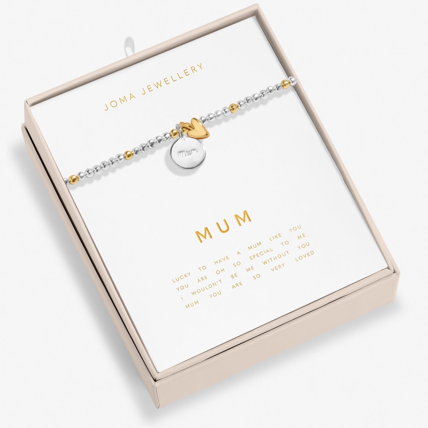 So Loved Mum Silver & Gold Plated Bracelet