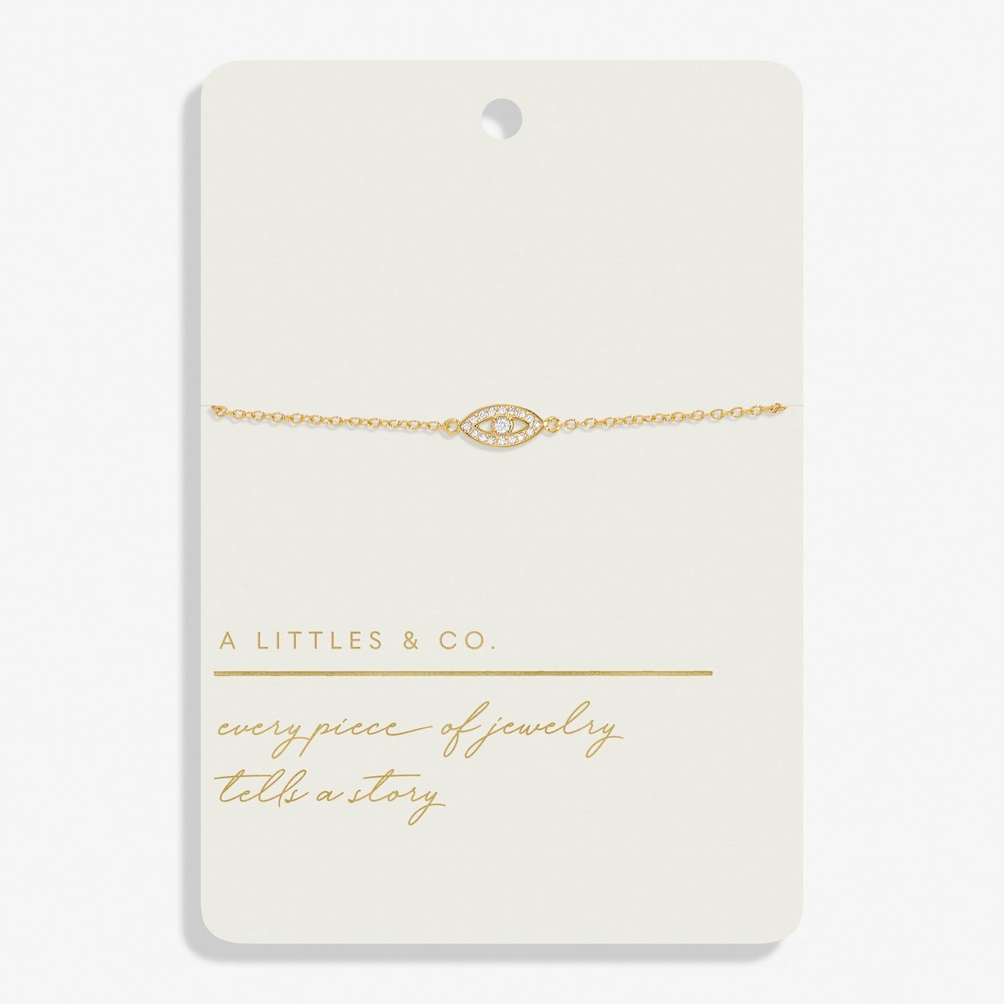 Style Stories Eye Gold Plated Bracelet