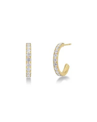 Edblad Glow Gold Hoop Earrings
