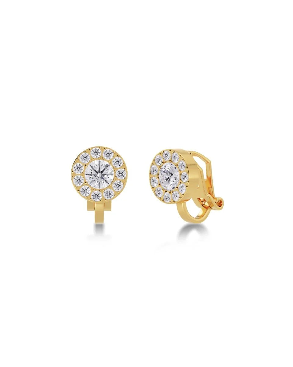 Edblad Thassos Gold Clip On Earrings