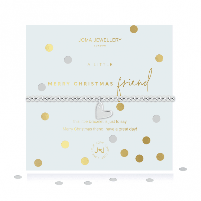 Joma Jewellery A Little Confetti Merry Christmas Friend Bracelet