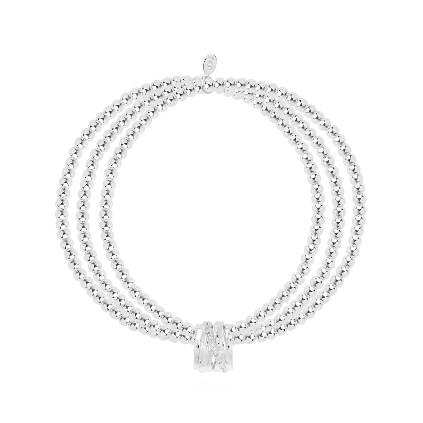 Joma Jewellery Lila Pave Silver Bracelet