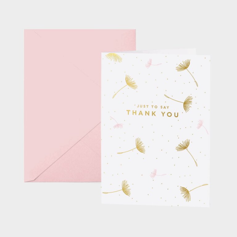 Katie Loxton Greetings Card Just To Say Thank You Individual