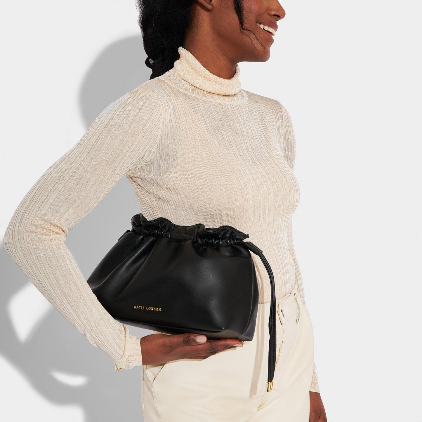 Katie Loxton Hailey Crossbody Clutch Bag Black